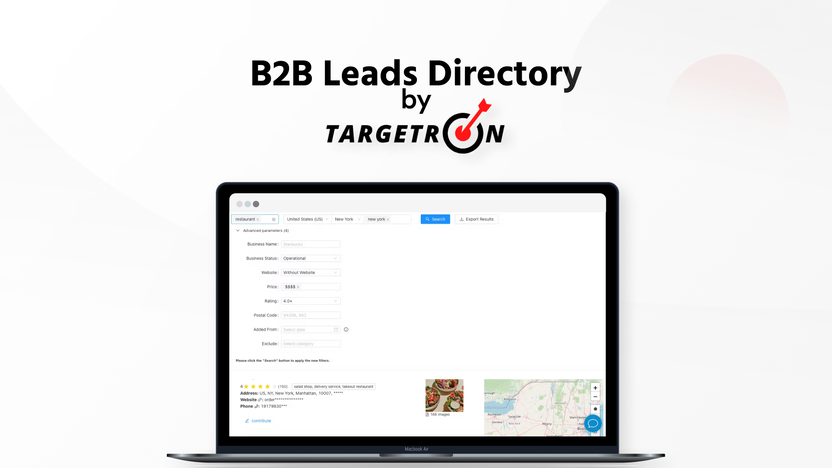 B2B Leads Lifetime Deal Review Directory by Targetron
