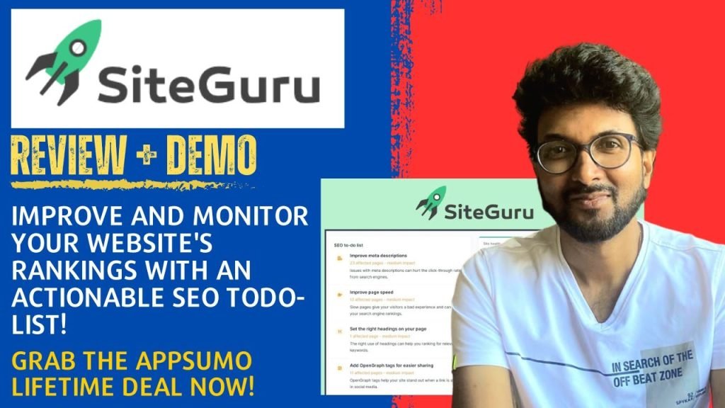 Siteguru Lifetime Deal Review - Improve And Monitor Your Website'S Rankings