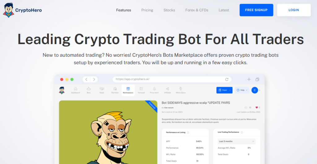 CryptoHero lifetime deal review